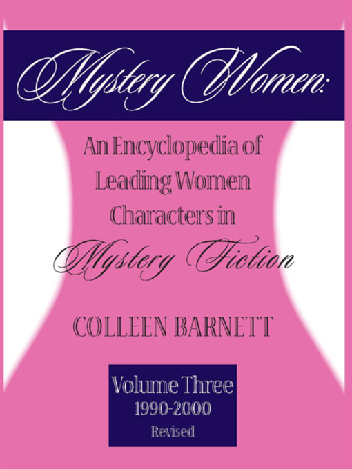 Title details for Mystery Women, Volume Three (Revised) by Colleen Barnett - Available